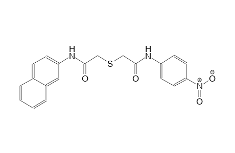 N-(naphthalen-2-yl)-2-((2-((4-nitrophenyl)amino)-2-oxoethyl)thio)acetamide