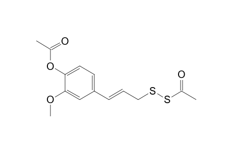 Ethane(dithioperoxoic) acid, 3-[4-(acetyloxy)-3-methoxyphenyl]-2-propenyl ester, (E)-