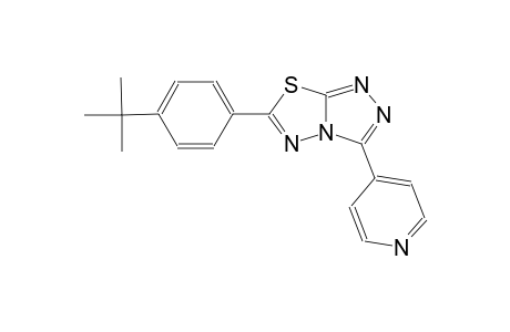6-(4-tert-butylphenyl)-3-(4-pyridinyl)[1,2,4]triazolo[3,4-b][1,3,4]thiadiazole