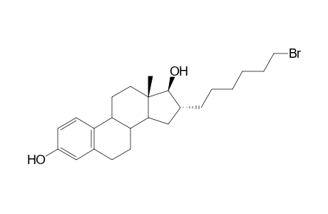 (13S,16R,17S)-16-(6-bromohexyl)-13-methyl-7,8,9,11,12,13,14,15,16,17-decahydro-6H-cyclopenta[a]phenanthrene-3,17-diol