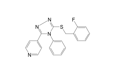 4-[5-(2-Fluoro-benzylsulfanyl)-4-phenyl-4H-[1,2,4]triazol-3-yl]-pyridine