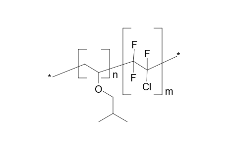 Isobutyl vinyl ether-trifluorochloroethylene copolymer