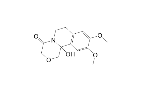 11b-hydroxy-9,10-dimethoxy-6,7-dihydro-1H-[1,4]oxazino[3,4-a]isoquinolin-4-one