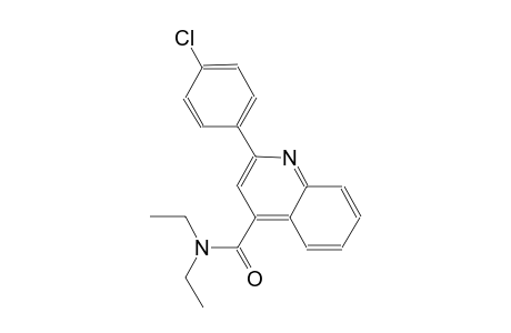 2-(4-chlorophenyl)-N,N-diethyl-4-quinolinecarboxamide
