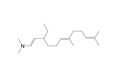 (1E,6E)-3-ethyl-N,N,7,11-tetramethyldodeca-1,6,10-trien-1-amine