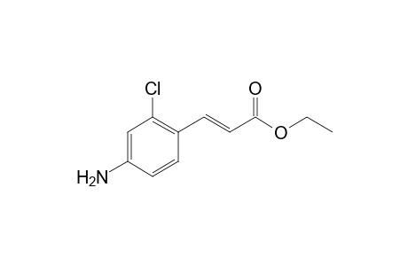 2-Propenoic acid, 3-(4-amino-2-chlorophenyl)-, ethyl ester