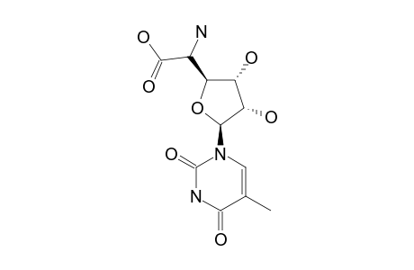 5-AMINO-1,5-DIDEOXY-1-(3,4-DIHYDRO-5-METHYL-2,4-DIOXO-1(2H)-PYRIMIDINYL)-BETA-D-ALLOFURAN-URONIC-ACID