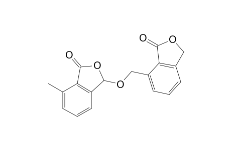 3-[(3-ketophthalan-4-yl)methoxy]-7-methyl-phthalide