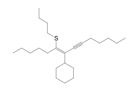 (Z)-6-(n-Butylthio)-7-cyclohexyl-6-tetradecene-8-yne