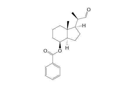 (8S,20R)-des-A,B-8-benzoyloxy-20-formylpregnane
