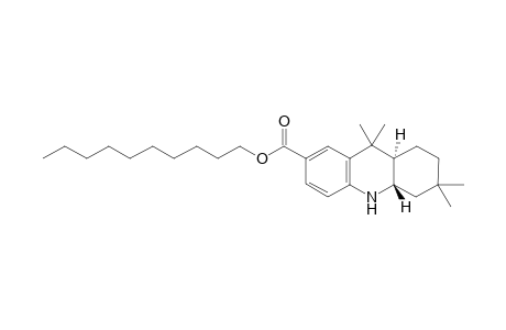 Decyl 7-((4aRS,9aSR)-3,3,9,9-Tetramethyl-1,2,3,4,4a,9,9a,10-octahydroacridine)carboxylate