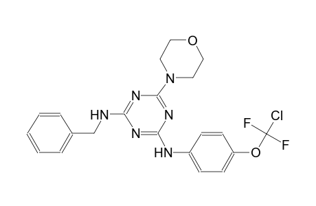 2-N-benzyl-4-N-[4-[chloro(difluoro)methoxy]phenyl]-6-morpholin-4-yl-1,3,5-triazine-2,4-diamine