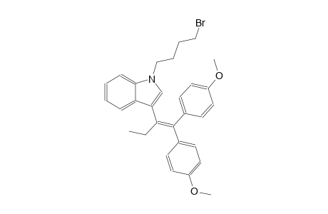 1-(4-bromobutyl)-3-[1-ethyl-2,2-bis(4-methoxyphenyl)vinyl]-1H-indole