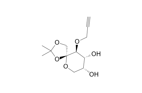 1,2-O-Isopropylidene-3-O-(2'-propynyl)-.beta.-D-fructopyranose