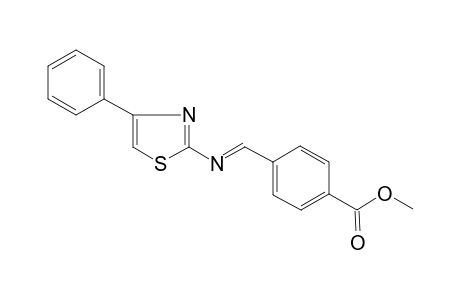 4-[(4-phenyl-thiazol-2-ylimino)-methyl]-benzoic acid methyl ester