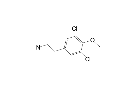 3-Chloro-4-methoxyphenethylamine hydrochloride