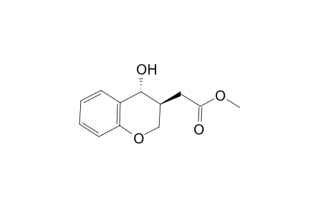 ((3S,4R)-4-Hydroxy-chroman-3-yl)-acetic acid methyl ester