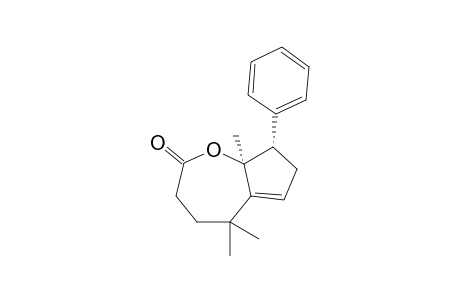 (8S,8aS)-1-Oxa-2-oxo-5,5,8a-trimethyl-8-phenylbicyclo[3.5.0(5a,8a)]dec-5(4a)-ene