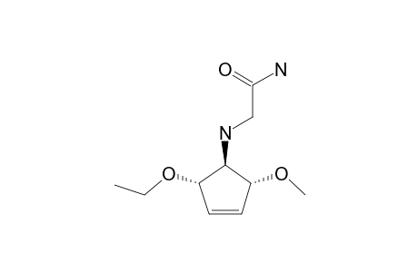 4-((Carbamoylmethyl)amino)-3-methoxy-5-ethoxycyclopentene