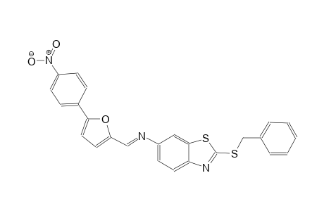 2-(benzylsulfanyl)-N-{(E)-[5-(4-nitrophenyl)-2-furyl]methylidene}-1,3-benzothiazol-6-amine