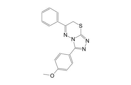 methyl 4-(6-phenyl-7H-[1,2,4]triazolo[3,4-b][1,3,4]thiadiazin-3-yl)phenyl ether