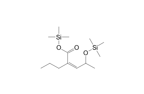 Trimethylsilyl 2-propyl-4-trimethylsilyloxypent-2-enoate