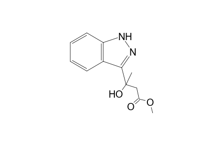 Methyl 3-hydroxy-3-(1H-indazol-3'-yl)-butanoate