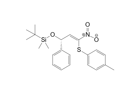 (1Z,3R)-3-tert-Butyldimethylsiloxy-1-(4'-methylphenylthio)-1-nitro-3-phenylpropene