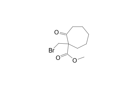 Cycloheptanecarboxylic acid, 1-(bromomethyl)-2-oxo-, methyl ester