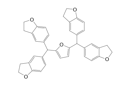 2,5-BIS-[BIS-(2,3-DIHYDROBENZO-[B]-FURAN-5-YL)-METHYL]-FURAN