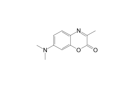 2H-1,4-Benzoxazin-2-one, 7-(dimethylamino)-3-methyl-