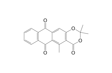 2,2,5-Trimethyl-1,3-dioxanaphthacen-4,6,11-trione