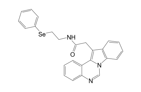 2-(12-indolo[1,2-c]quinazolinyl)-N-[2-(phenylseleno)ethyl]acetamide