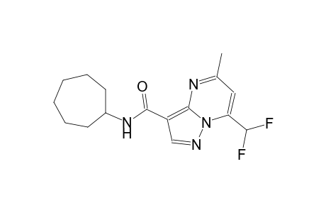 N-cycloheptyl-7-(difluoromethyl)-5-methylpyrazolo[1,5-a]pyrimidine-3-carboxamide