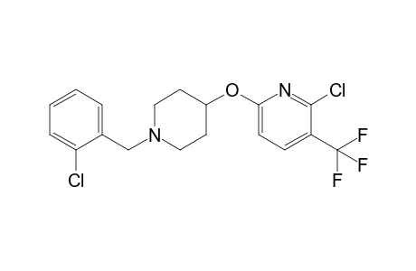 2-Chloro-6-{[1-(2-chlorobenzyl)piperidin-4-yl]oxy}-3-(trifluoromethyl)pyridine