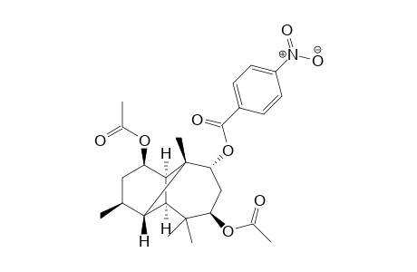 (1R,3S,4S,5S,7R,9R,10R,11R)-1,7-Diacetyloxy-9-p-nitrobenzoyloxylongipinane