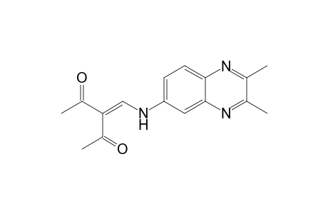 3-[(2',3'-Dimethylquinoxalin-6'-yl)aminomethylene]-pentane-2,4-dione