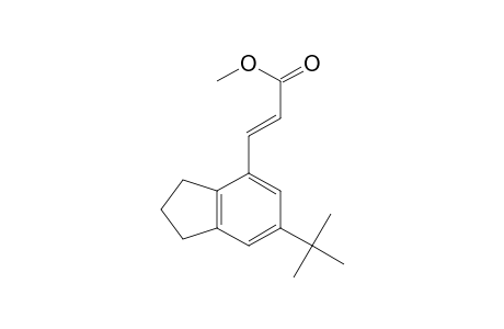 Methyl 3-( 6'-t-butyl-4'-indanyl)prop-2-enoate