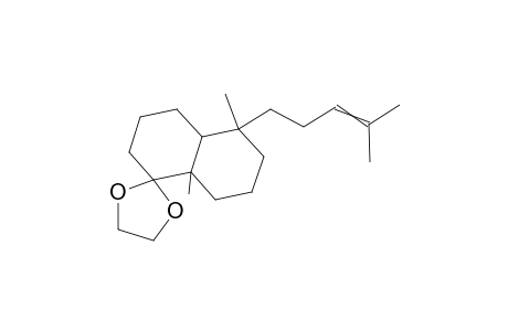(4as,5s,8as)-(-)-5.beta.,8a.beta.-dimethyl-5a.alpha.-(4-methyl-3-pentenyl)-3,4,4a,5,6,7,8,8a-octahydronaphthalen-1(2h)-one