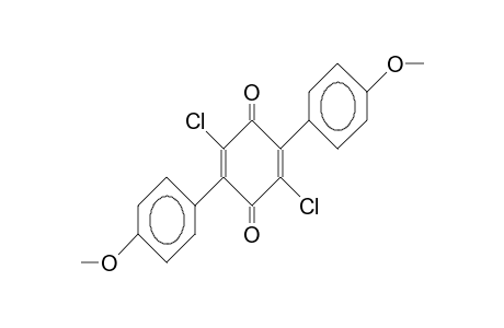 2,5-Dichloro-3,6-bis(4-methoxy-phenyl)-1,4-benzoquinone