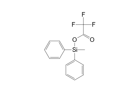 Methyldiphenyl(trifluoroacetoxy)silane