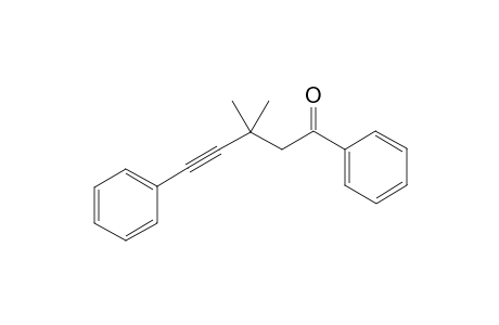3,3-Dimethyl-1,5-diphenylpent-4-yn-1-one
