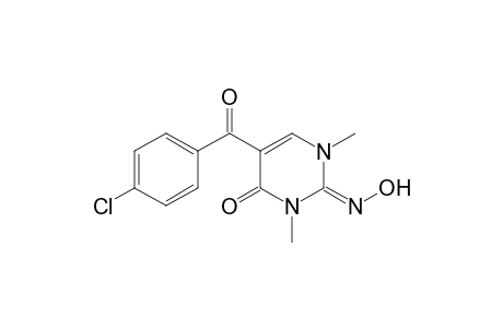 1,3-Dimethyl-5-(4-chlorobenzoyl)uracil Oxime