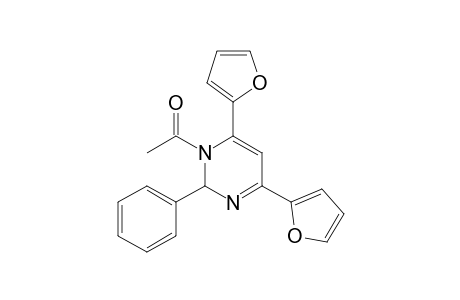 1-Acetyl-2-phenyl-4,6-bis(2-furyl)-1,2-dihydropyrimidine
