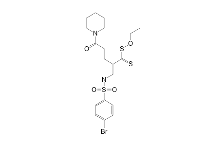 DITHIOCARBONIC-ACID-S-[1-[(4-BROMOBENZENE-SULFONYLAMINO)-METHYL]-4-OXO-4-PIPERIDIN-1-YL-BUTYL]-ESTER-O-ETHYLESTER
