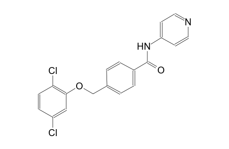 4-[(2,5-dichlorophenoxy)methyl]-N-(4-pyridinyl)benzamide