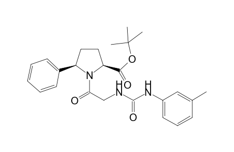 (2S,5R)-1-[2-[[(3-methylanilino)-oxomethyl]amino]-1-oxoethyl]-5-phenyl-2-pyrrolidinecarboxylic acid tert-butyl ester