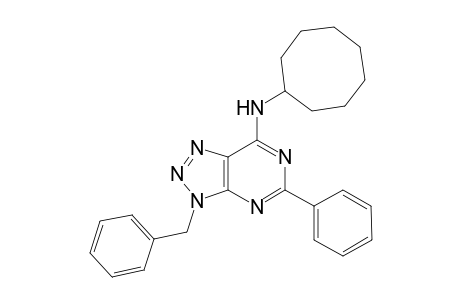 9-Benzyl-2-phenyl-6-cyclooctylamino-8-azaadenine