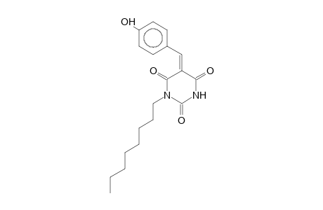 5-(4-Hydroxybenzyliden)-1-octylbarbitursaeure