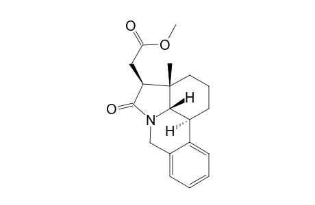 trans-Methyl 3a-methyl-2-oxodecahydroindolo[1,6b,6a-bc]isoquinoline-3-acetate